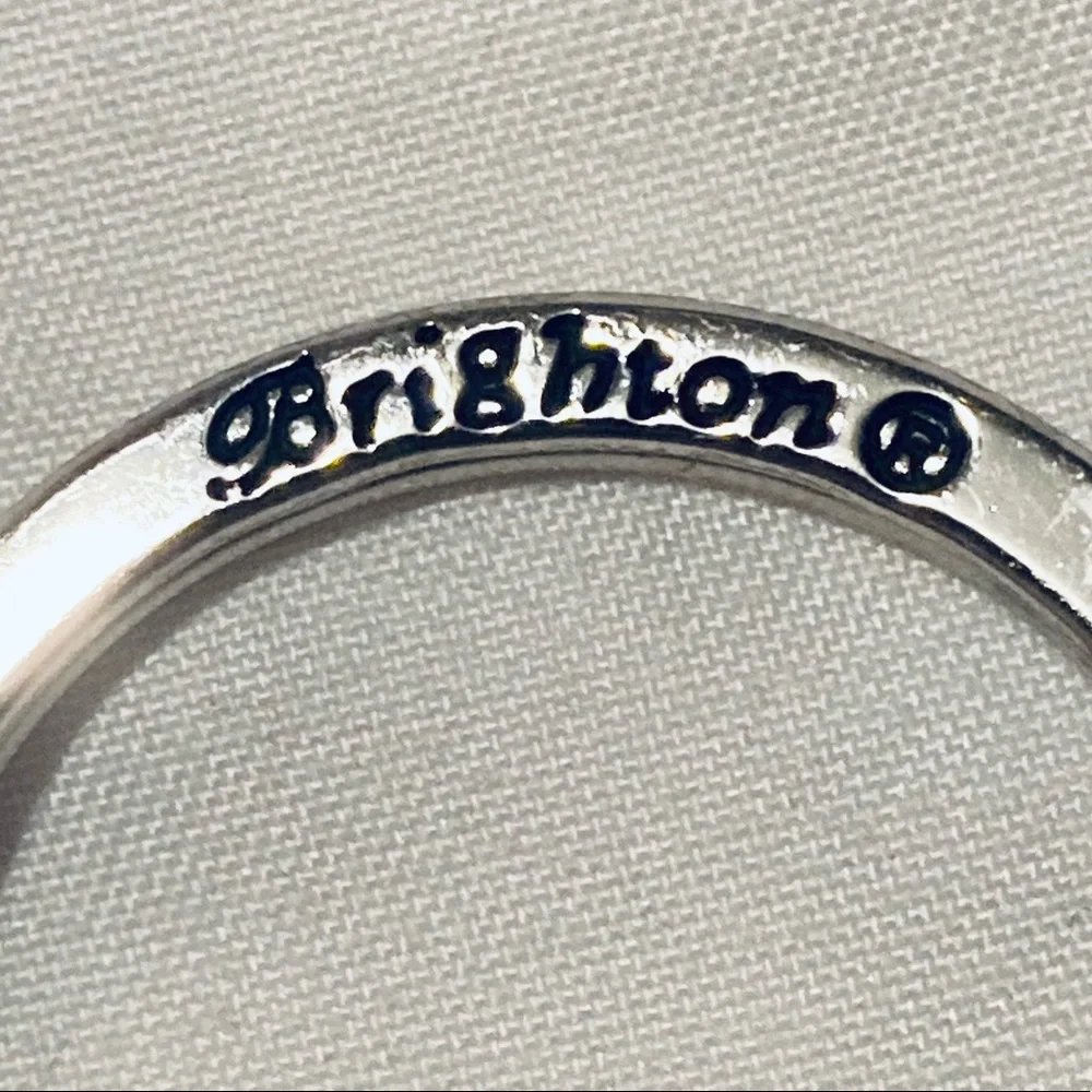 Brighton Contempo key fob silver plated - Picture 2 of 14